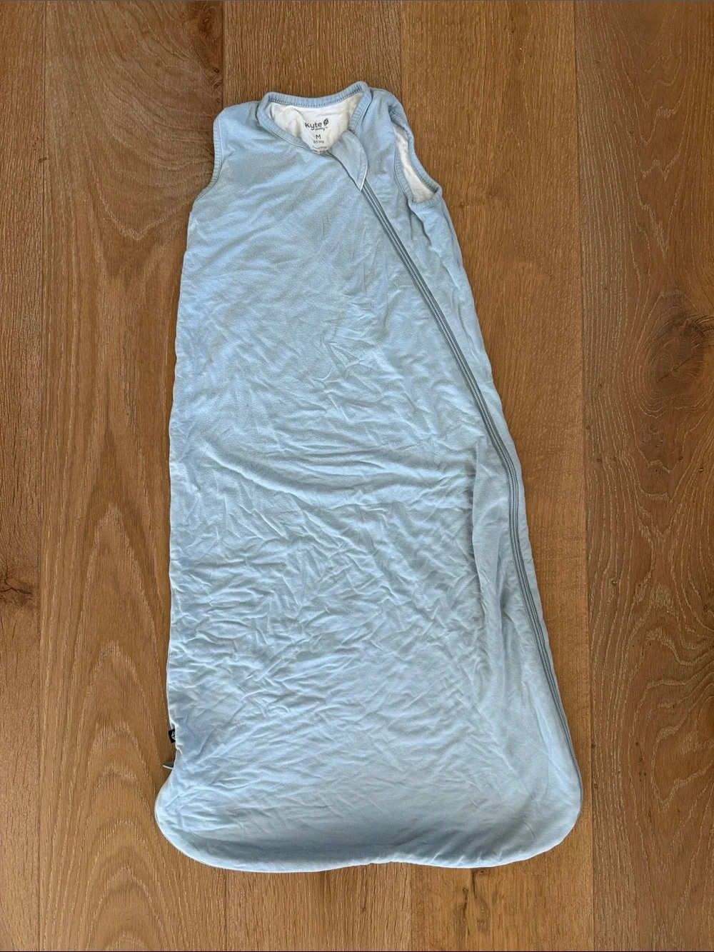 Kyte BABY Pale Blue Zip Sleep Sack Size M TOG 0.5